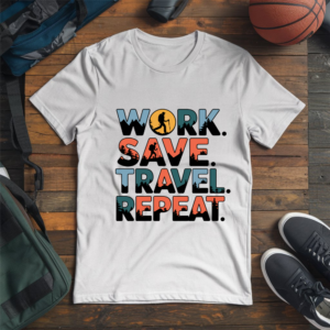 Koszulka z nadrukiem TRAVEL 62