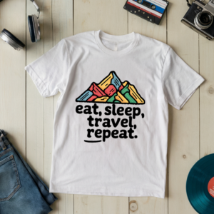 Koszulka z nadrukiem TRAVEL 53