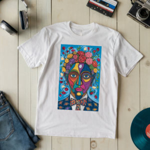 Koszulka z nadrukiem ABSTRAKCJA 80