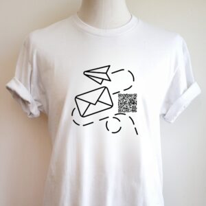 Koszulka z kodem QR - WYŚLIJ MAILA