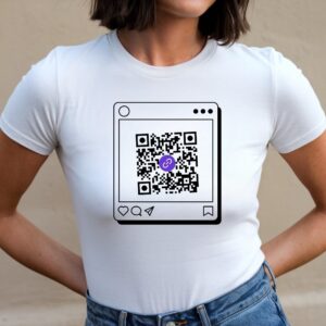 Koszulka z kodem QR - FOLLOW-ME