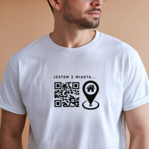 Koszulka z kodem QR - MIASTO