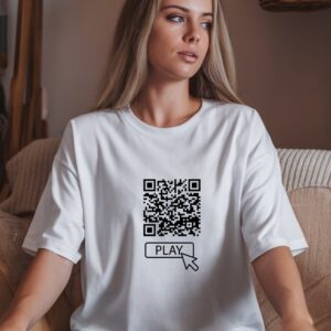 Koszulka z kodem QR - ULUBIONA PIOSENKA