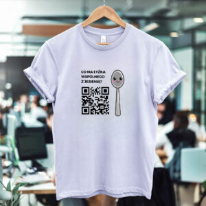 Koszulka z kodem QR - ZAGADKA