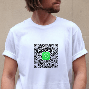Koszulka z kodem QR - WhatsApp