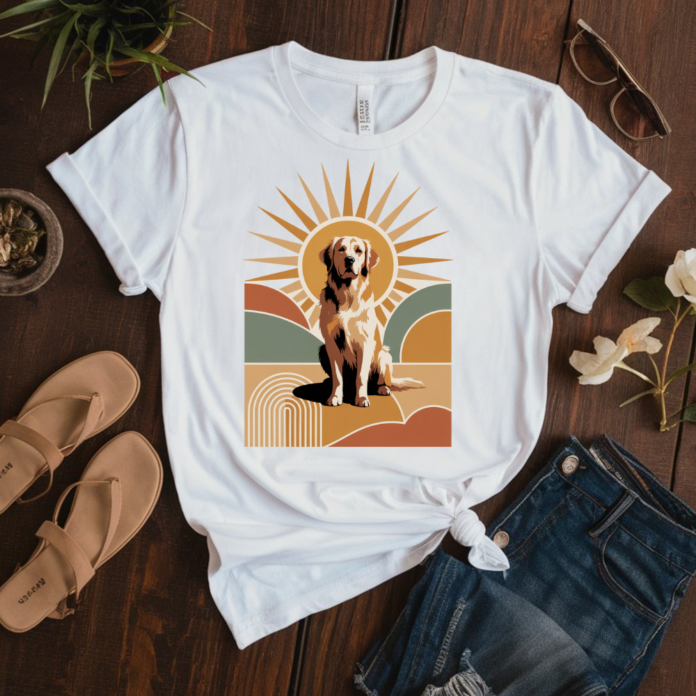 Koszulka Golden Retriever 08, styl i jakość