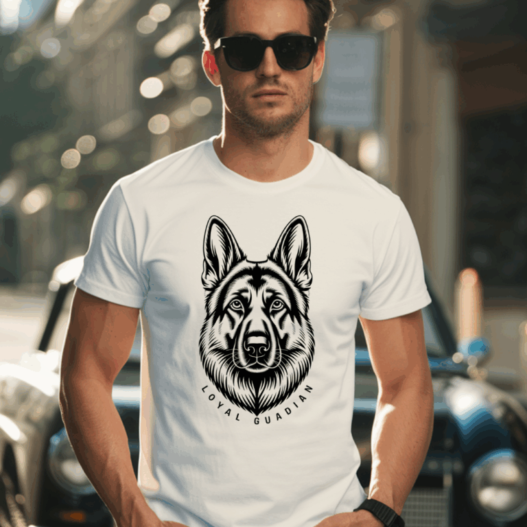 Koszulka OWCZAREK NIEMIECKI 02, styl i komfort