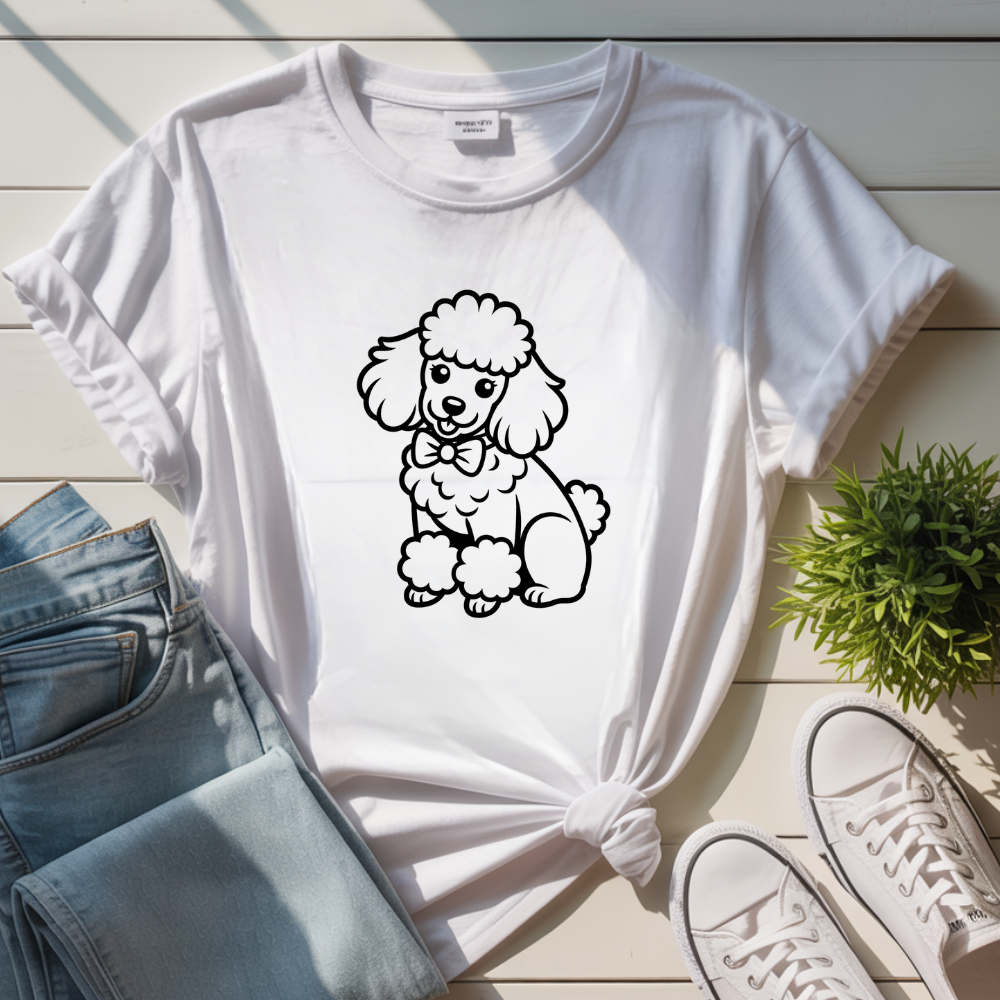Koszulka PUDEL 01 uniwersalny design i pielęgnacja