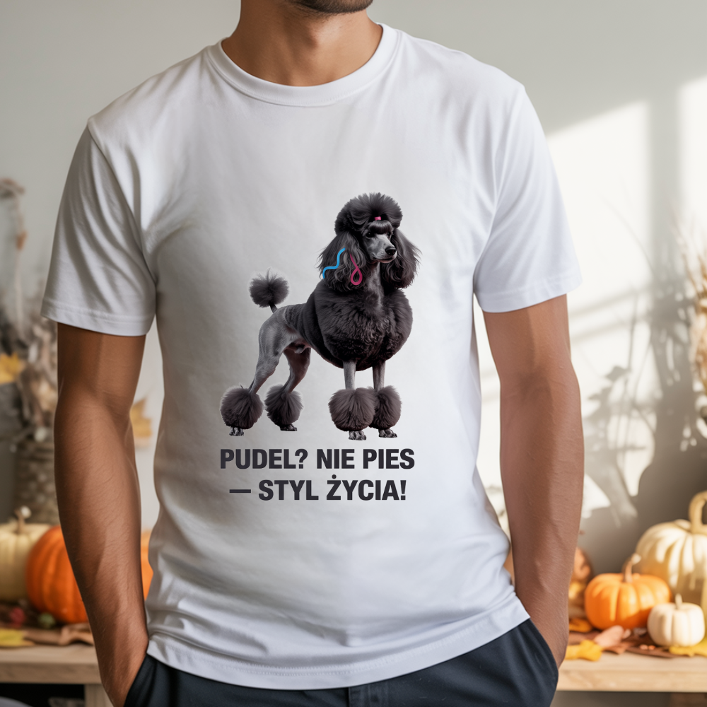 Koszulka PUDEL 09, styl, jakość i pielęgnacja