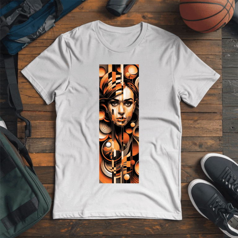 Koszulka z nadrukiem ABSTRAKCJA 87, stylizacje