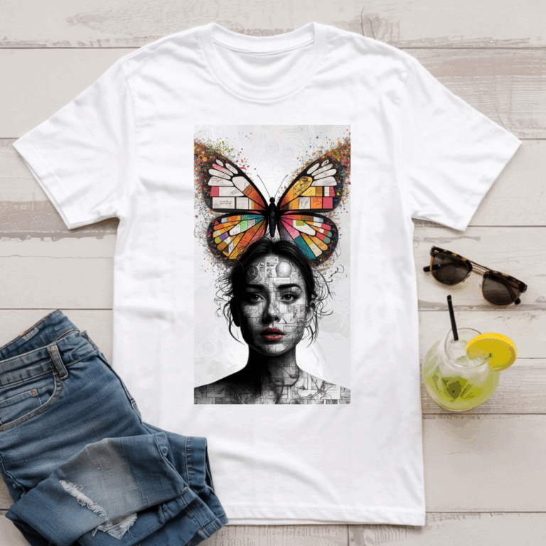 Koszulka ABSTRAKCJA 98: design i stylizacje