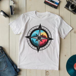 Koszulka z nadrukiem TRAVEL 55