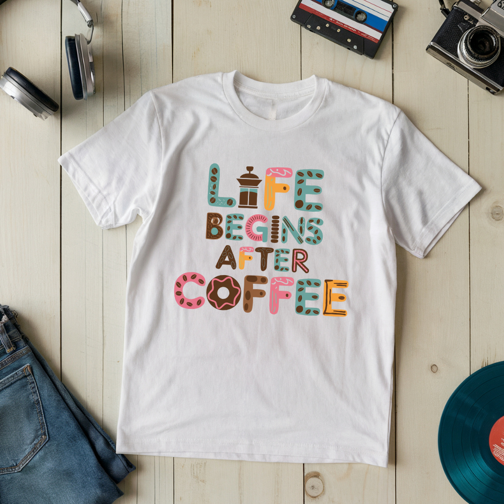 Koszulka KAWA 134 z trwałym nadrukiem