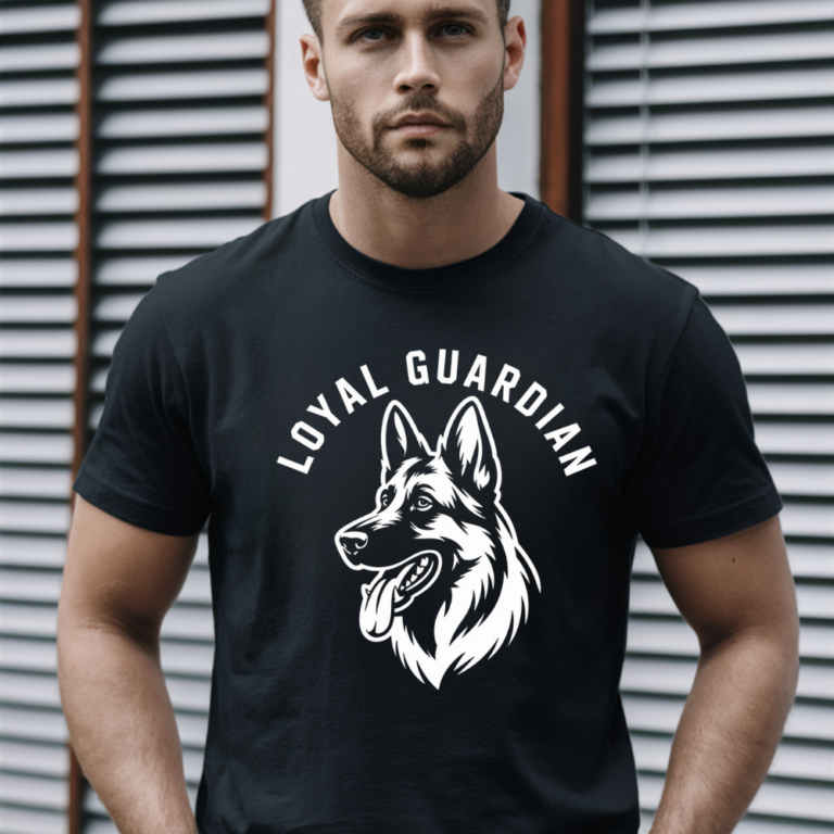 Koszulka OWCZAREK NIEMIECKI 08, opis i stylizacja