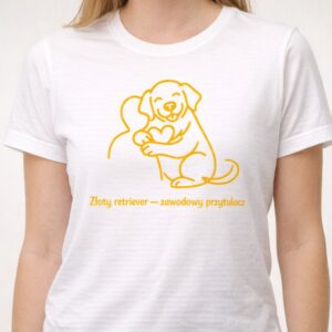Zawodowy przytulacz retriever